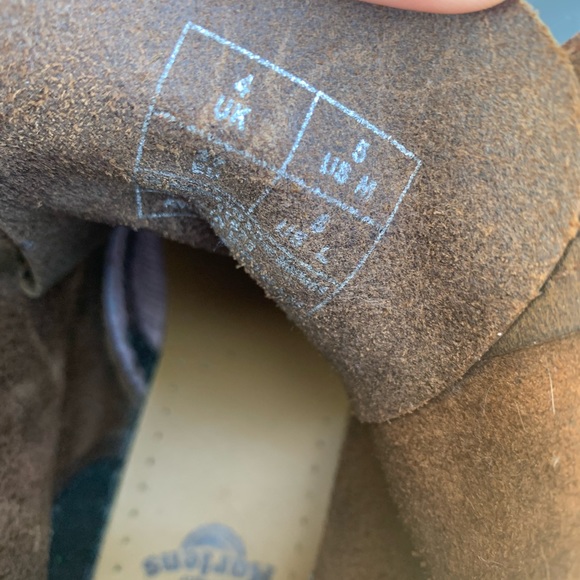 DR. MARTENS 1460 CRAZY HORSE LEATHER LACE UP BOOTS - (Ladies 6/Mens 5) - Picture 6 of 9